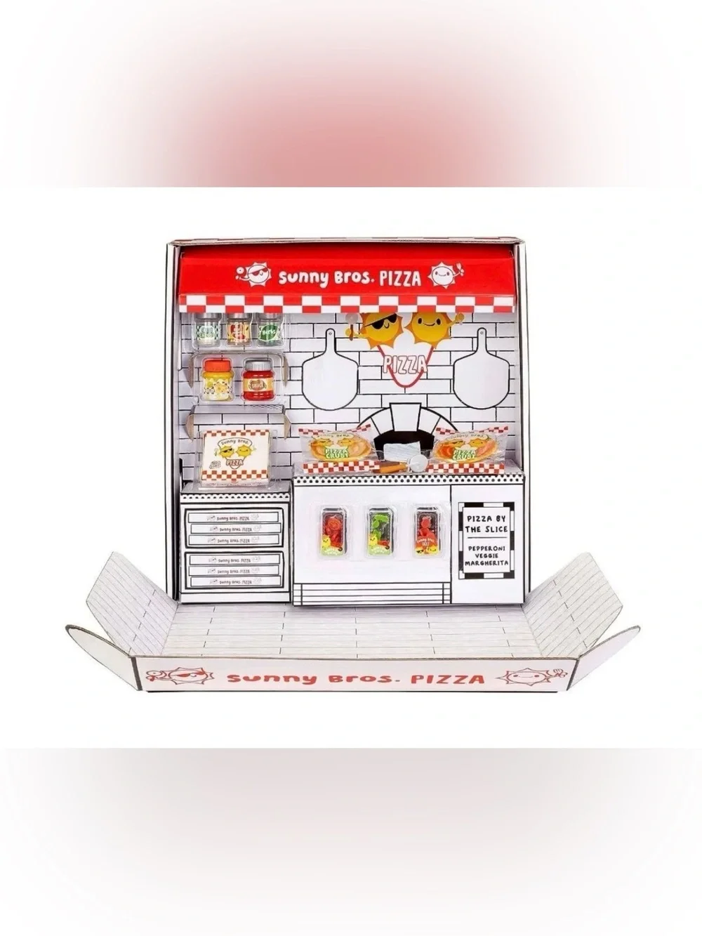 Mini Verse Make It Mini Pizza Party - White & Red